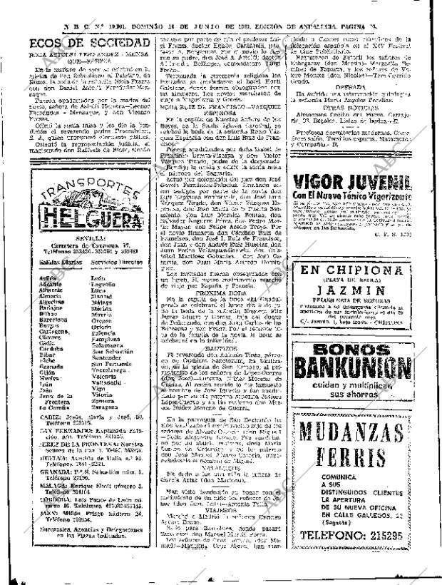 ABC SEVILLA 18-06-1967 página 44