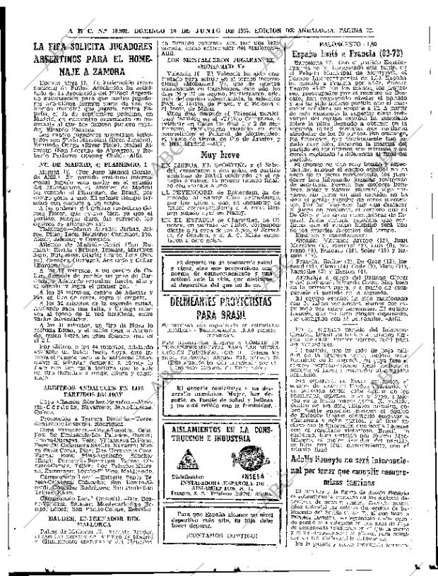 ABC SEVILLA 18-06-1967 página 73