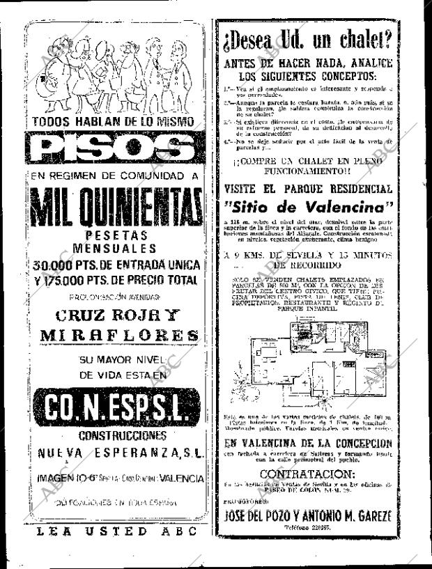 ABC SEVILLA 18-06-1967 página 84