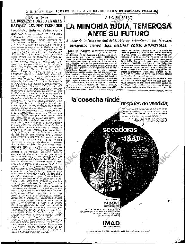 ABC SEVILLA 22-06-1967 página 37
