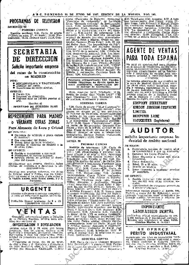 ABC MADRID 25-06-1967 página 108