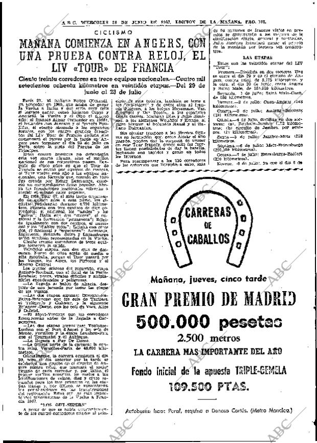 ABC MADRID 28-06-1967 página 107