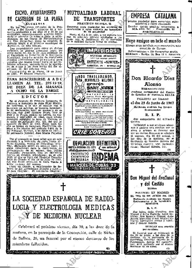 ABC MADRID 28-06-1967 página 131