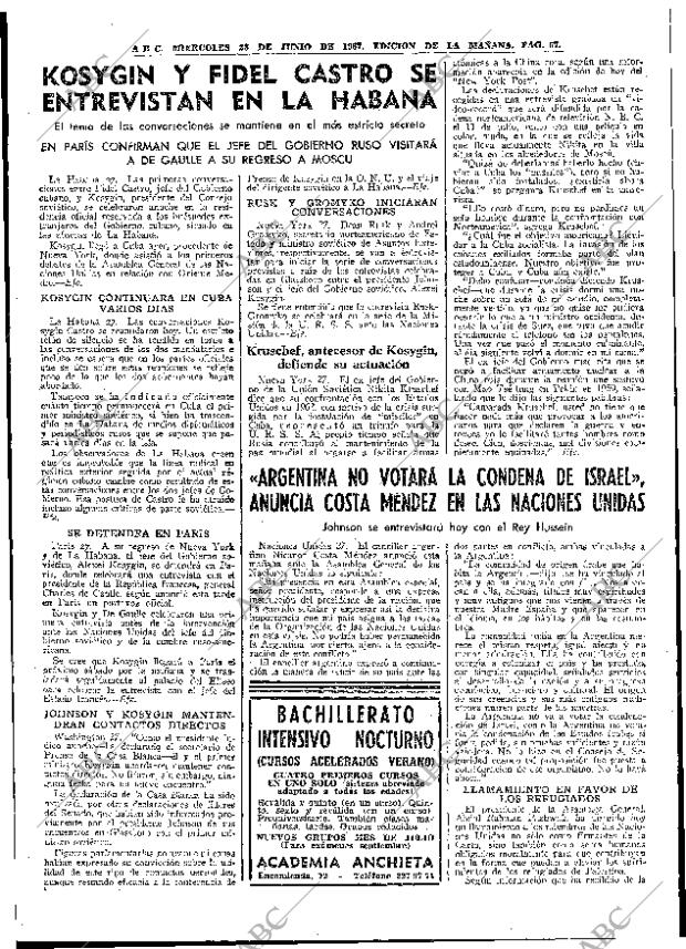 ABC MADRID 28-06-1967 página 57