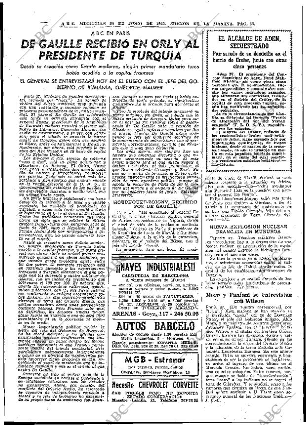 ABC MADRID 28-06-1967 página 63