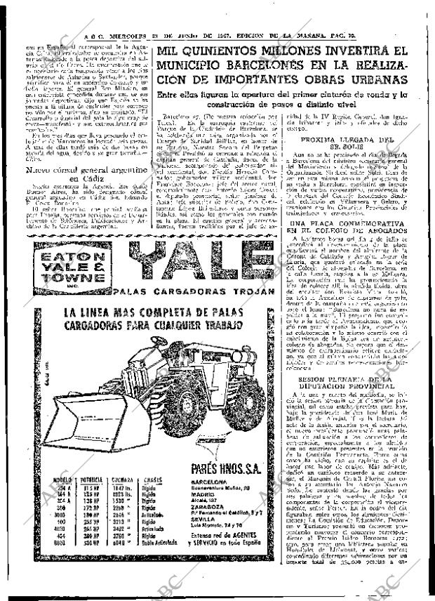 ABC MADRID 28-06-1967 página 79