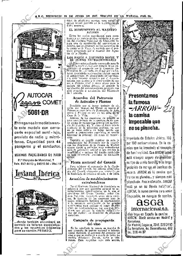 ABC MADRID 28-06-1967 página 88