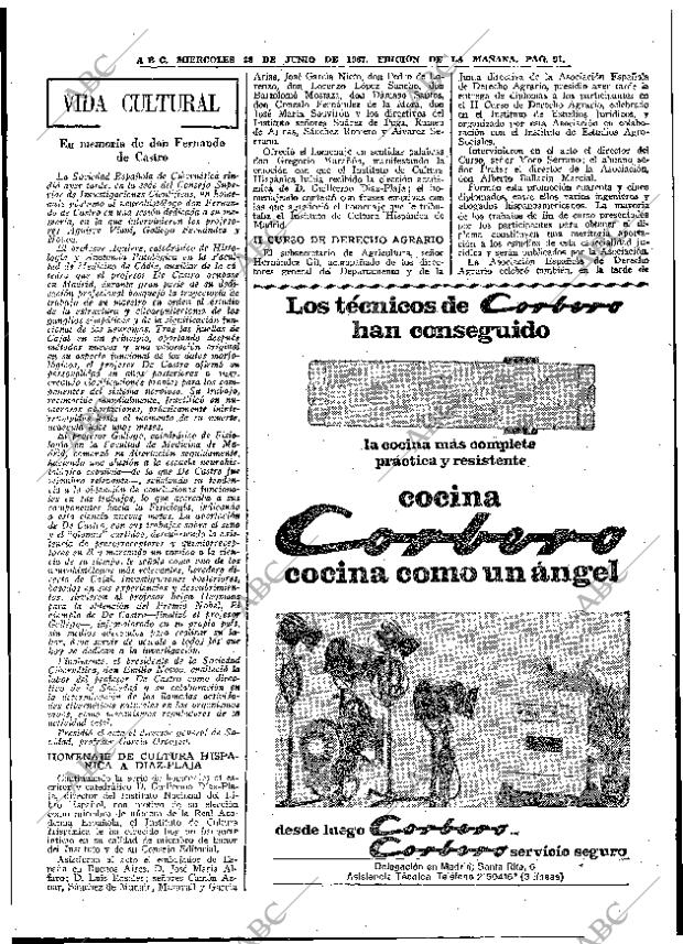 ABC MADRID 28-06-1967 página 91