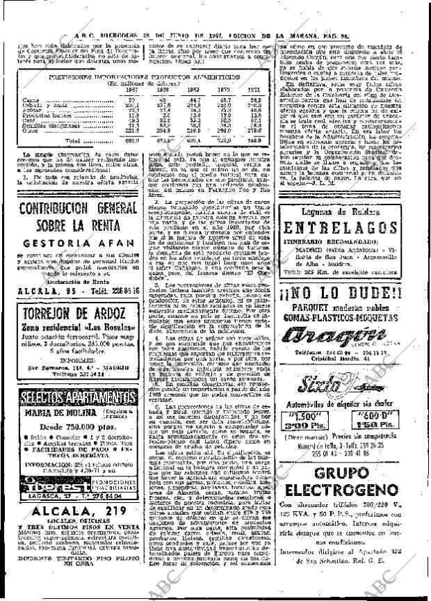 ABC MADRID 28-06-1967 página 96