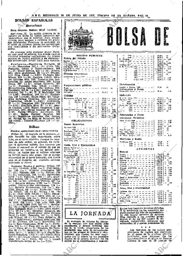 ABC MADRID 28-06-1967 página 98
