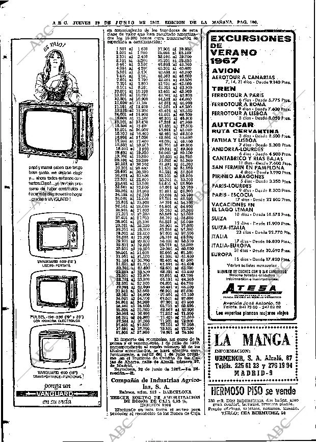 ABC MADRID 29-06-1967 página 106