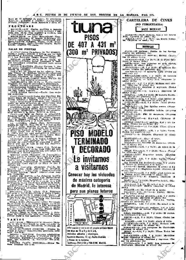 ABC MADRID 29-06-1967 página 117
