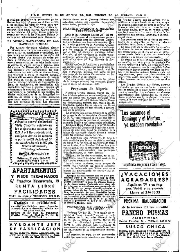 ABC MADRID 29-06-1967 página 60