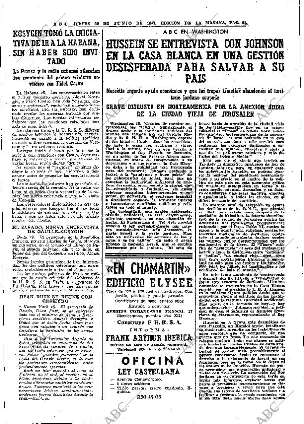 ABC MADRID 29-06-1967 página 61