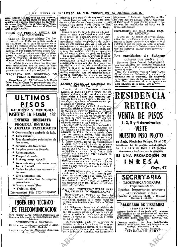 ABC MADRID 29-06-1967 página 68