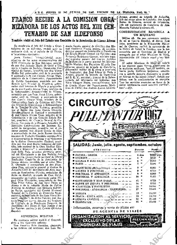 ABC MADRID 29-06-1967 página 75