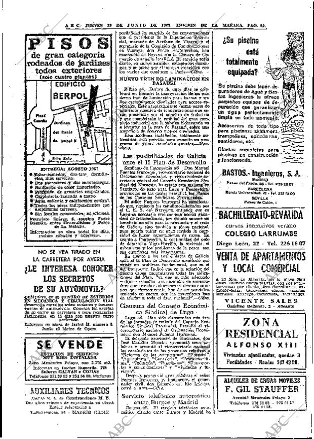 ABC MADRID 29-06-1967 página 82