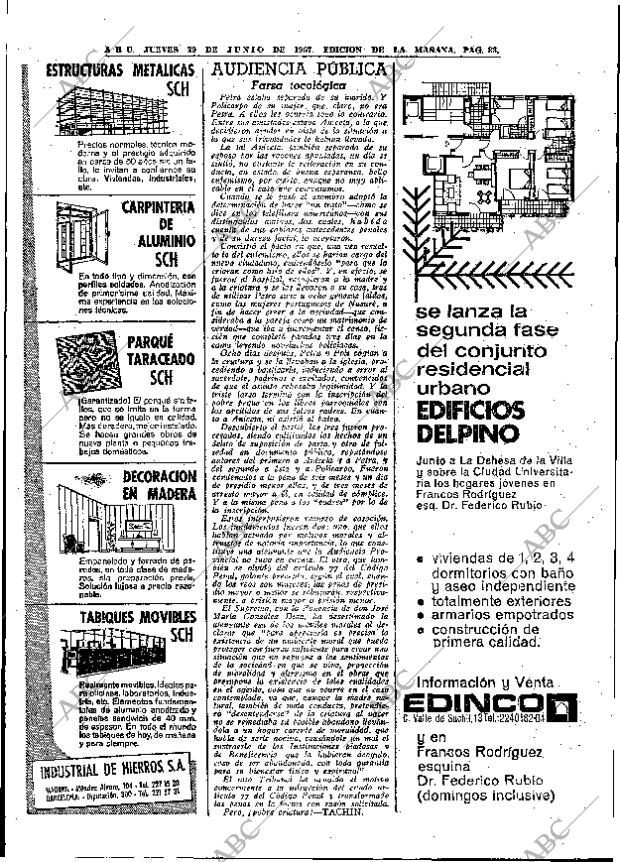 ABC MADRID 29-06-1967 página 88