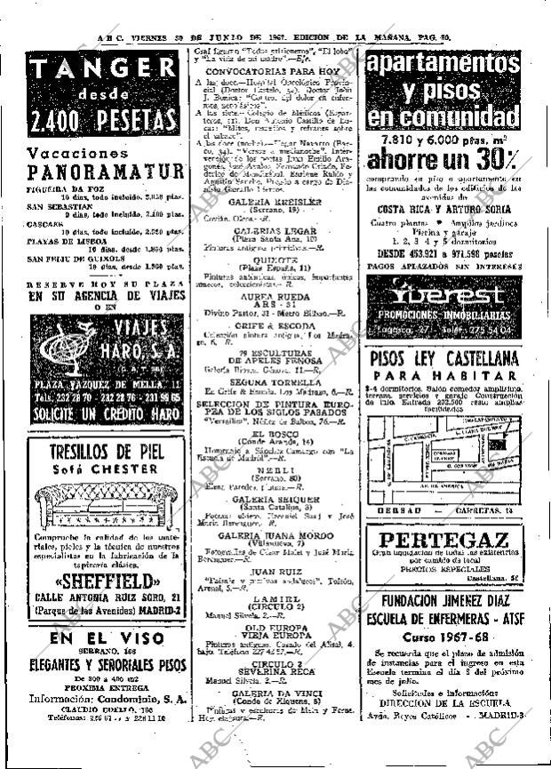 ABC MADRID 30-06-1967 página 80