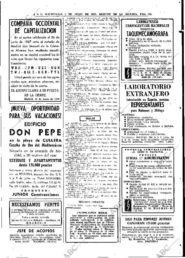 ABC MADRID 02-07-1967 página 101