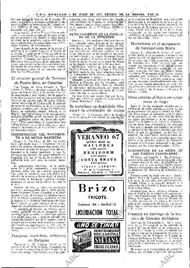 ABC MADRID 02-07-1967 página 64