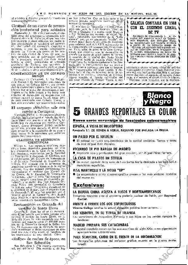 ABC MADRID 02-07-1967 página 65