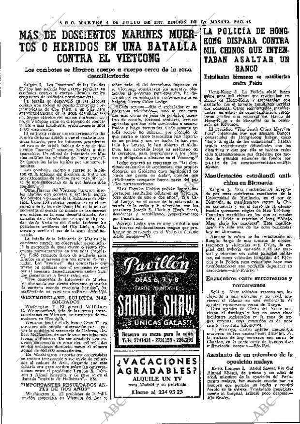 ABC MADRID 04-07-1967 página 43