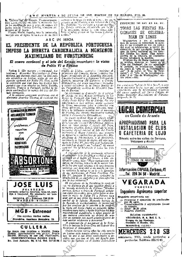 ABC MADRID 04-07-1967 página 48