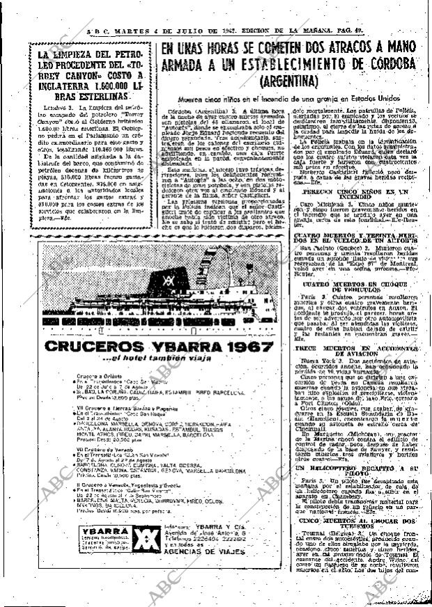 ABC MADRID 04-07-1967 página 49