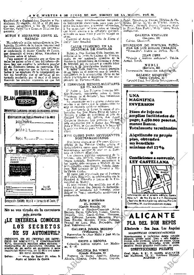 ABC MADRID 04-07-1967 página 68