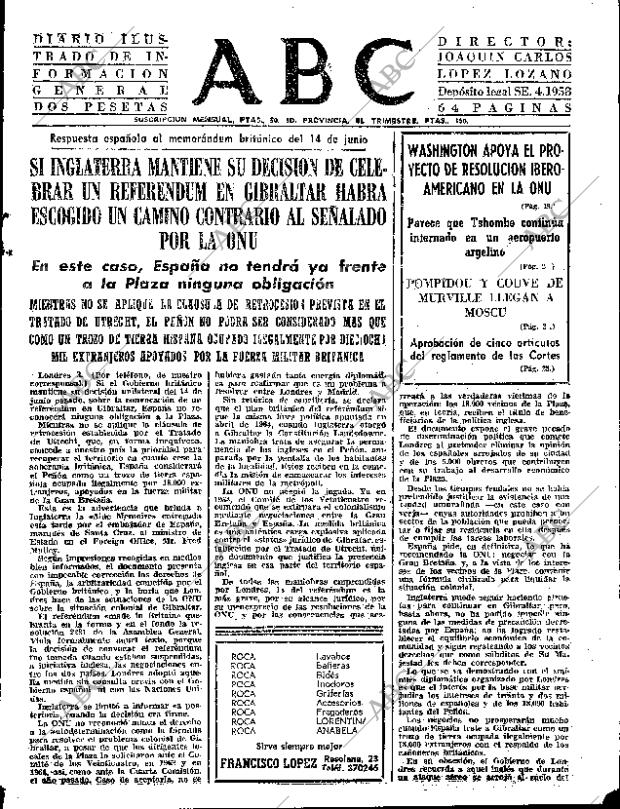 ABC SEVILLA 04-07-1967 página 15