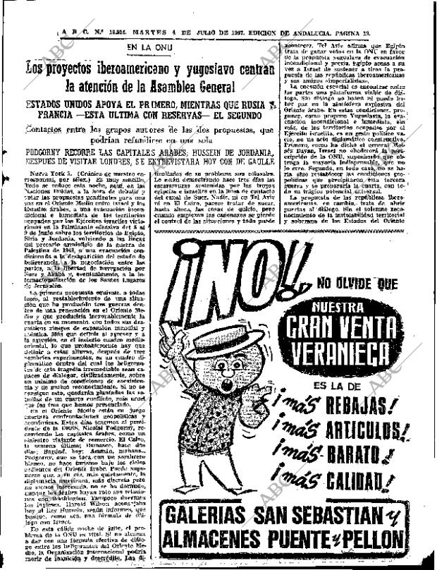 ABC SEVILLA 04-07-1967 página 19