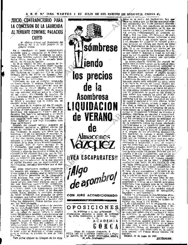 ABC SEVILLA 04-07-1967 página 41