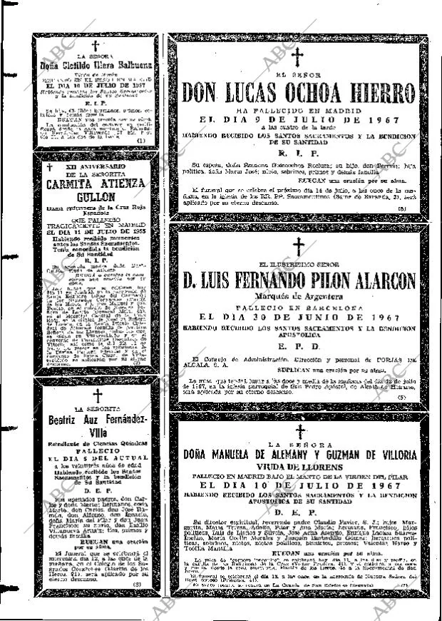 ABC MADRID 11-07-1967 página 108