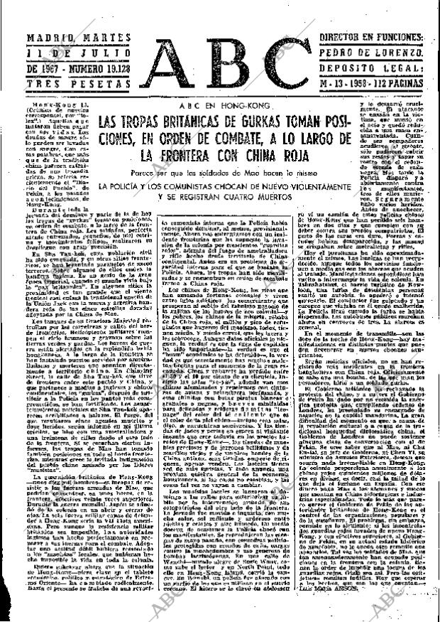 ABC MADRID 11-07-1967 página 31