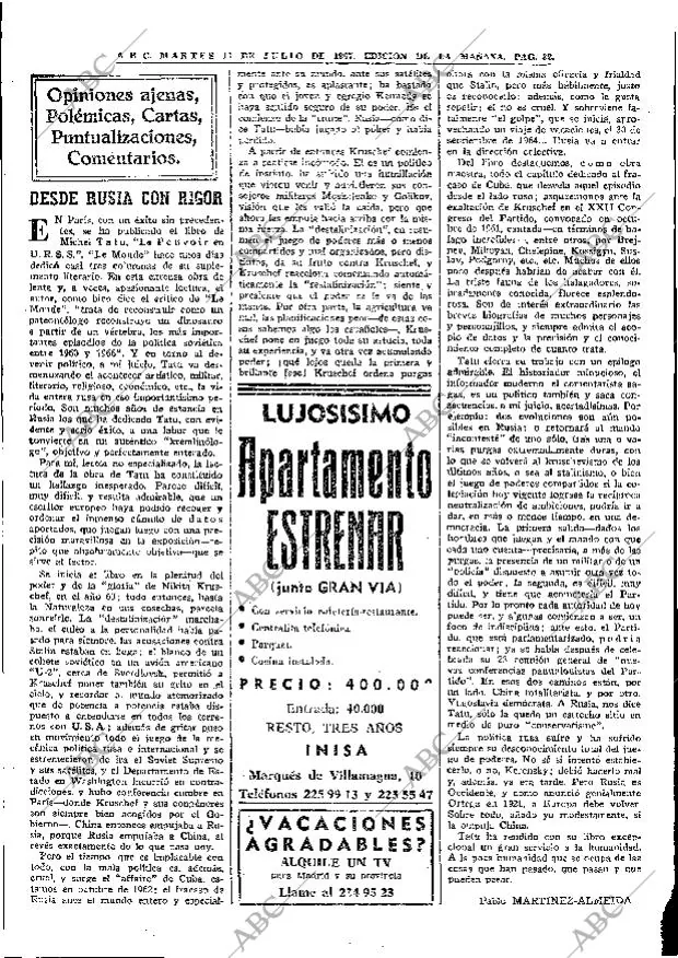 ABC MADRID 11-07-1967 página 32