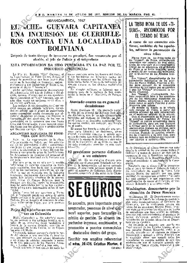 ABC MADRID 11-07-1967 página 41