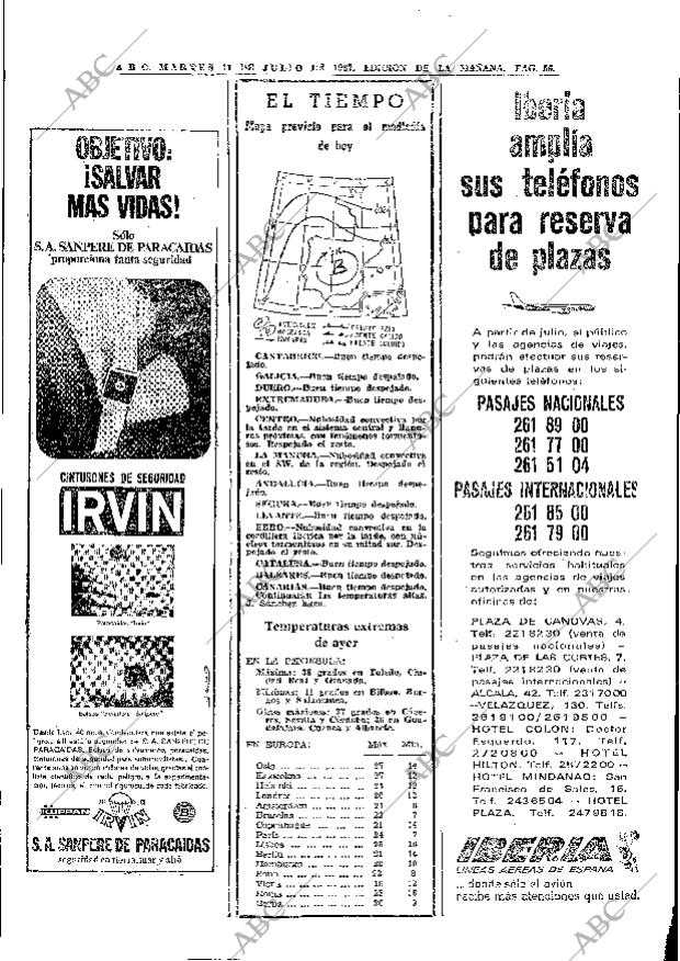 ABC MADRID 11-07-1967 página 56