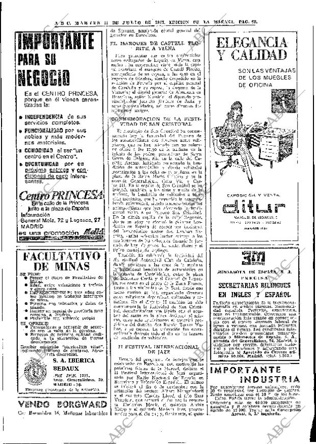 ABC MADRID 11-07-1967 página 60