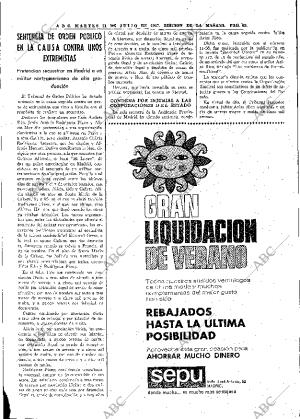 ABC MADRID 11-07-1967 página 69