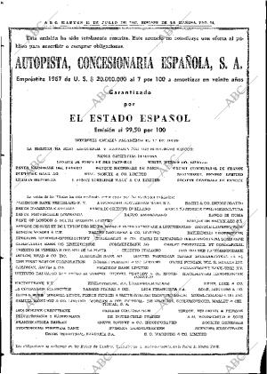 ABC MADRID 11-07-1967 página 74