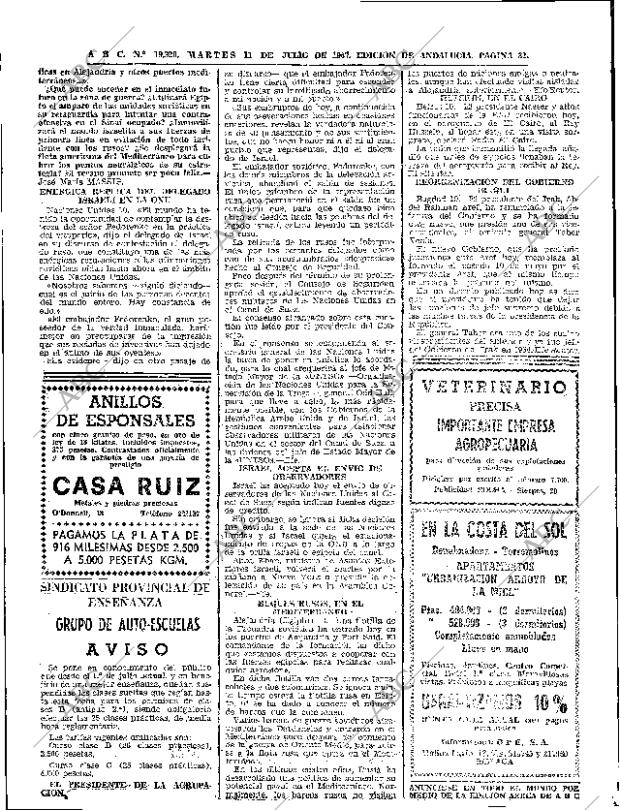 ABC SEVILLA 11-07-1967 página 32