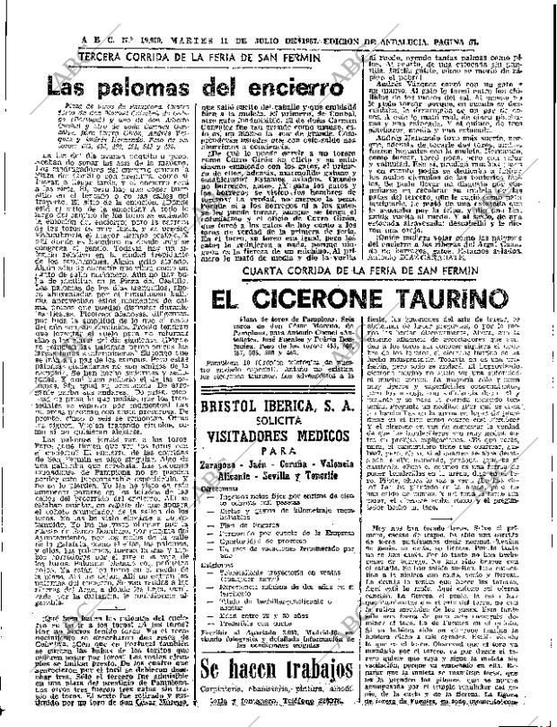 ABC SEVILLA 11-07-1967 página 67