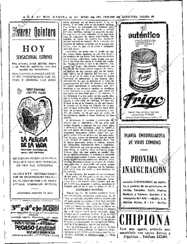 ABC SEVILLA 11-07-1967 página 68