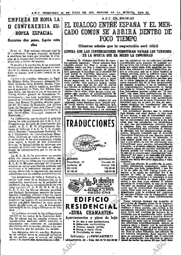 ABC MADRID 12-07-1967 página 33