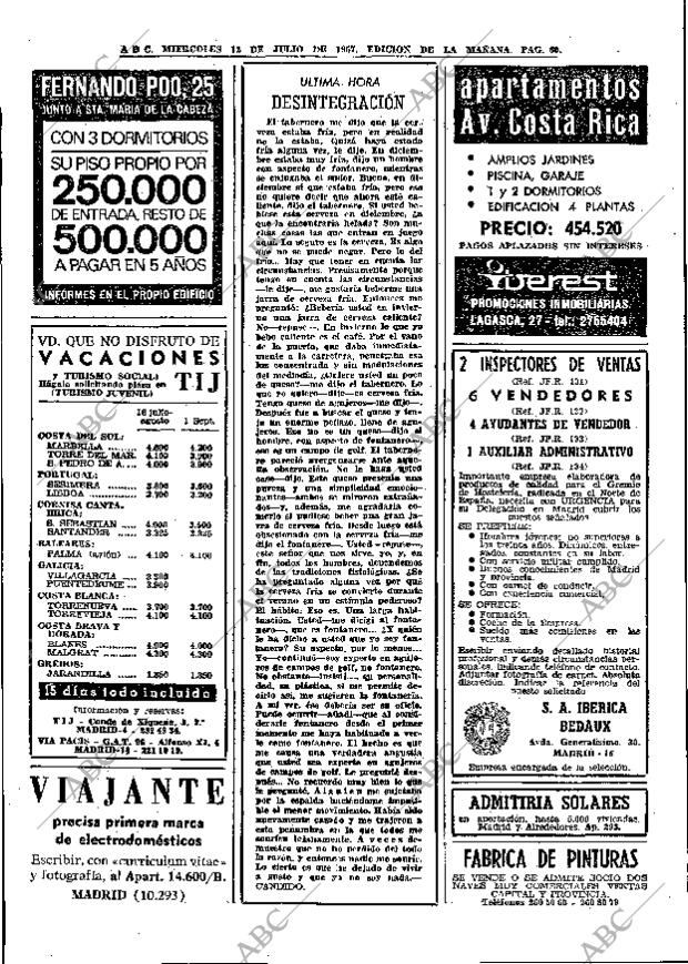 ABC MADRID 12-07-1967 página 60