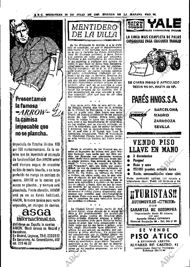 ABC MADRID 12-07-1967 página 68