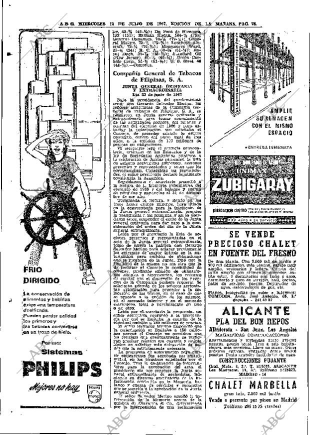 ABC MADRID 12-07-1967 página 78