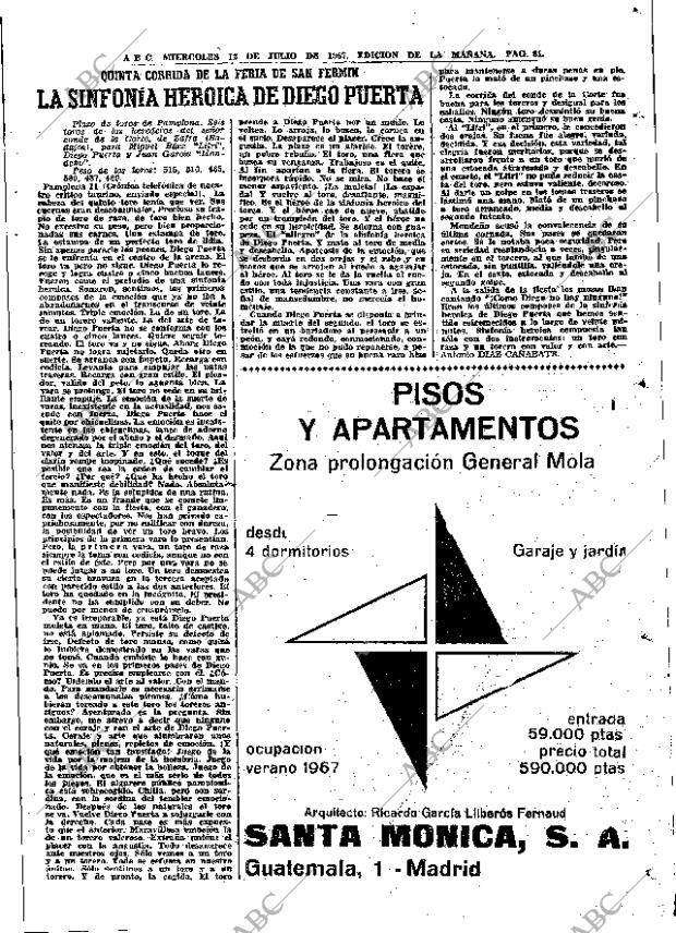 ABC MADRID 12-07-1967 página 81