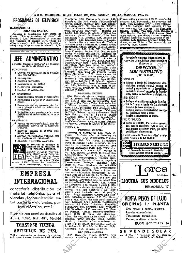 ABC MADRID 12-07-1967 página 95